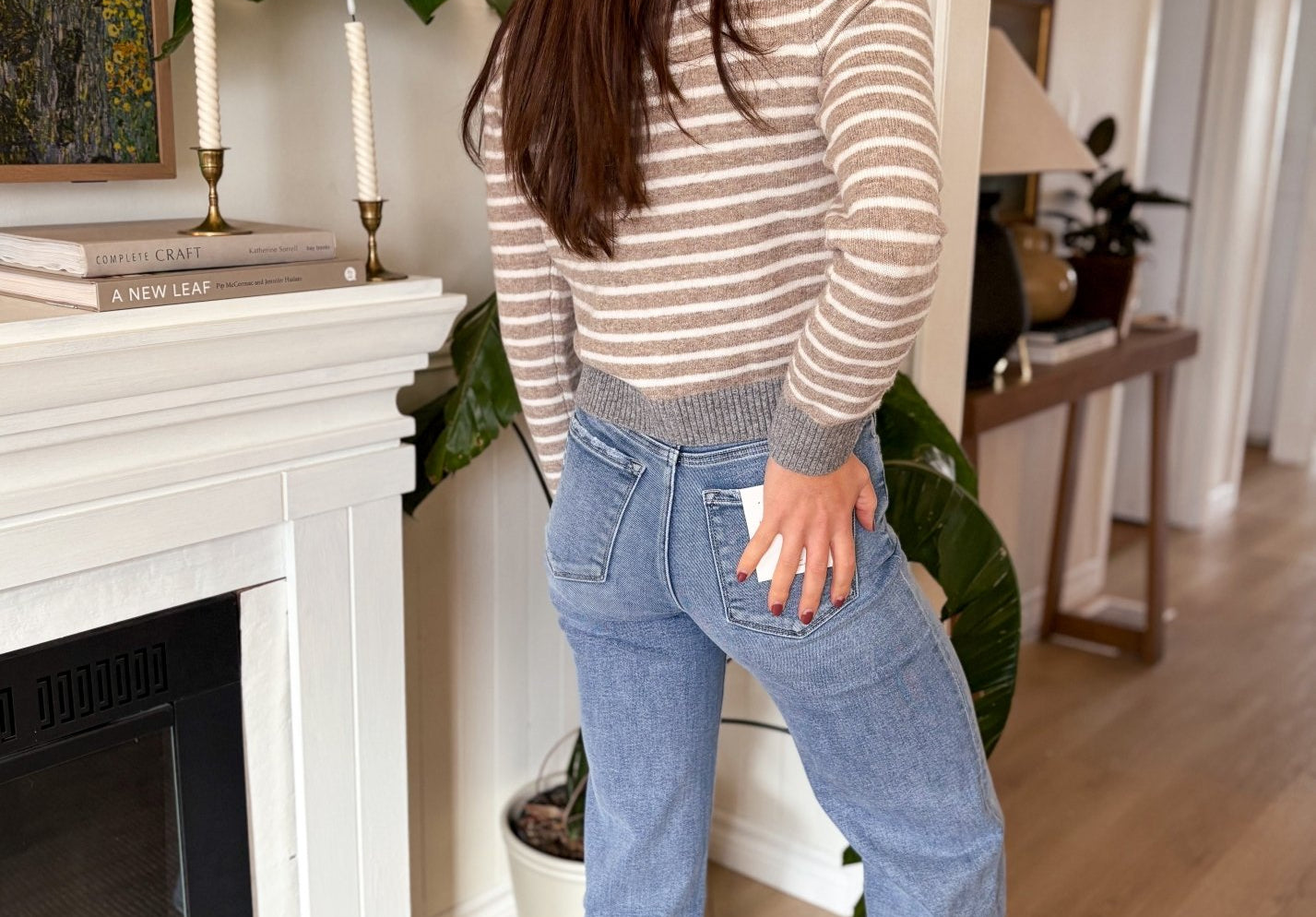 The Enhance Super High Rise Jean with a Slim Wide Leg - Love and Lee Apparel