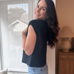 The Millie Button Hardware Detail Short Sleeve Knit Cardigan - Love and Lee Apparel