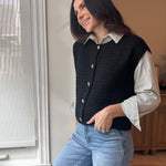 The Millie Button Hardware Detail Short Sleeve Knit Cardigan - Love and Lee Apparel