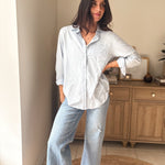 The Jovie Long Sleeve Linen Blend Shirt - Love and Lee Apparel