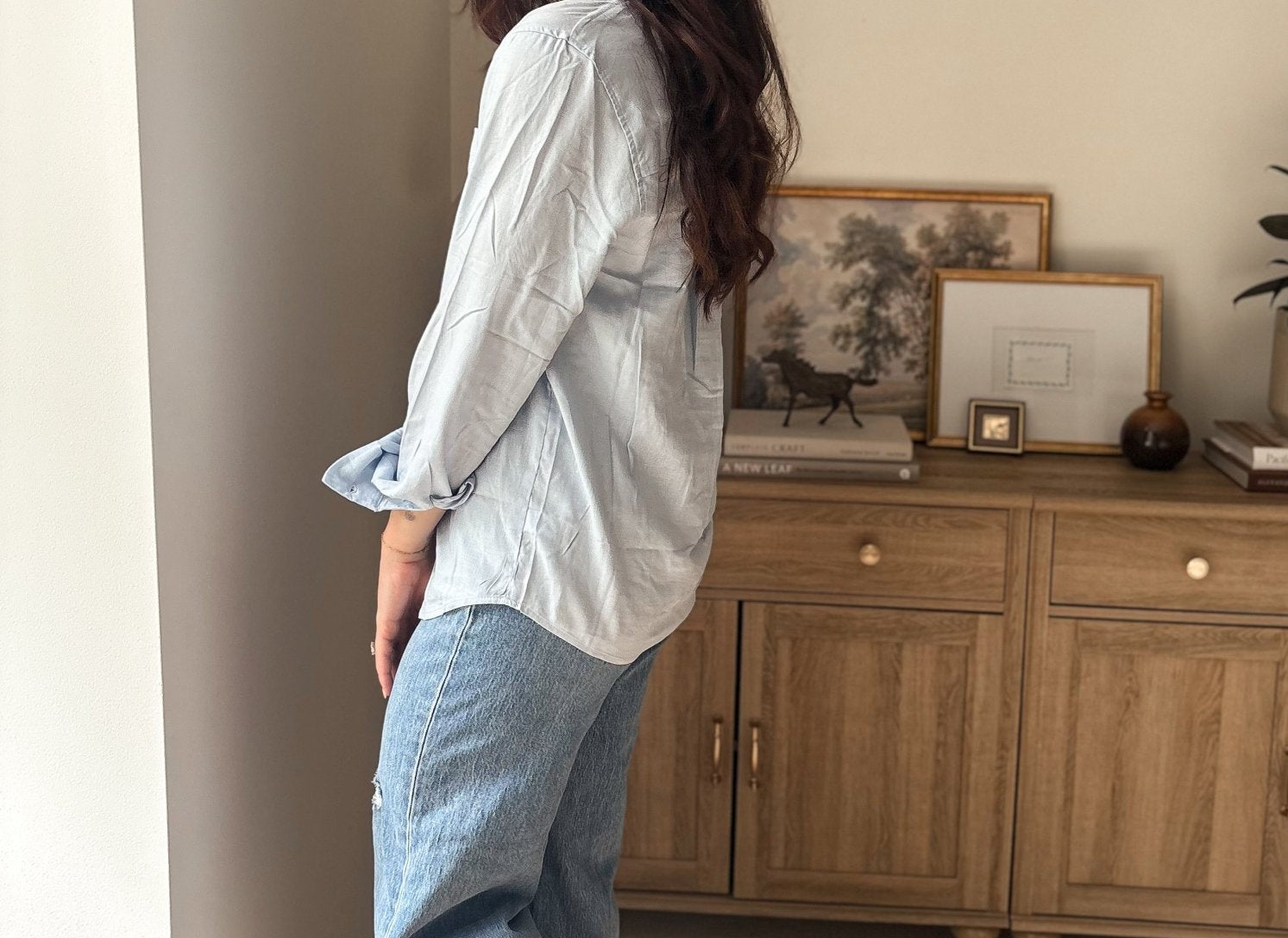 The Jovie Long Sleeve Linen Blend Shirt - Love and Lee Apparel