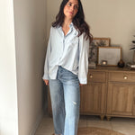 The Jovie Long Sleeve Linen Blend Shirt - Love and Lee Apparel