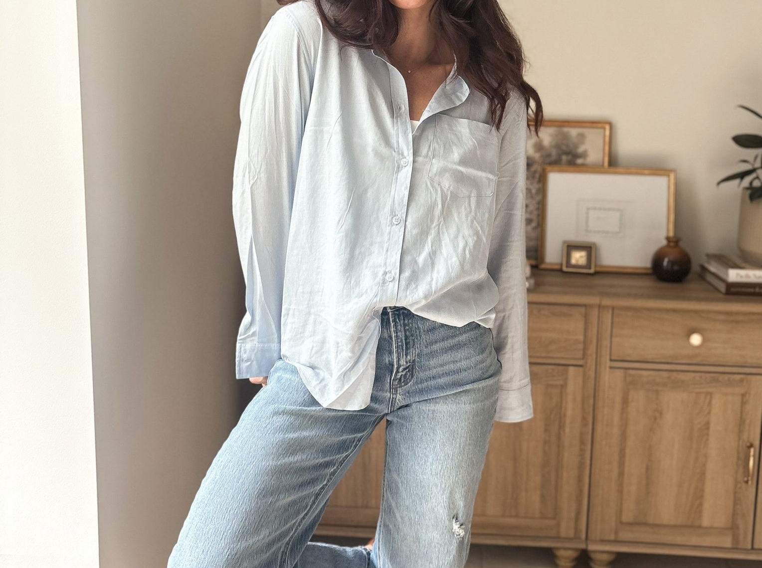 The Jovie Long Sleeve Linen Blend Shirt - Love and Lee Apparel