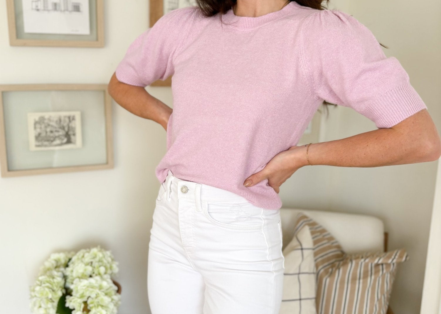 The Riki 3/4 Sleeve Pullover Knit Sweater - Love and Lee Apparel