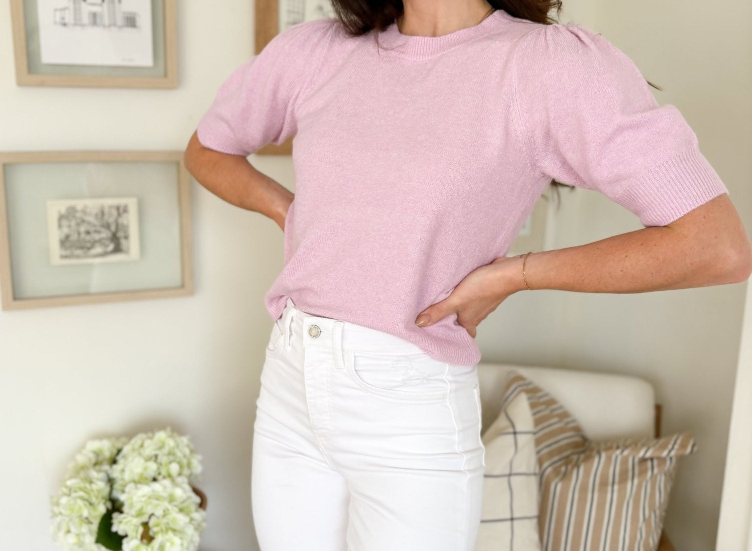 The Riki 3/4 Sleeve Pullover Knit Sweater - Love and Lee Apparel