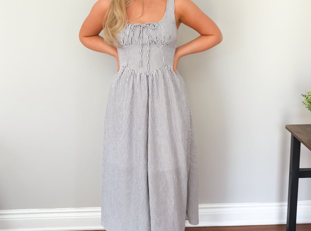 Olivia Square Neck Sundress - Love and Lee Apparel