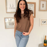 The Shawna Raw Edge Drop Shoulder Solid Knit Sweater - Love and Lee Apparel