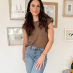 The Shawna Raw Edge Drop Shoulder Solid Knit Sweater - Love and Lee Apparel