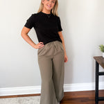 Bea High Waisted Wide Leg Pants - Love and Lee Apparel