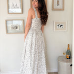 The Erin Floral Print Drop Waist Dress - Love and Lee Apparel