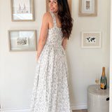 The Erin Floral Print Drop Waist Dress - Love and Lee Apparel