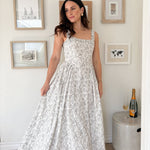 The Erin Floral Print Drop Waist Dress - Love and Lee Apparel