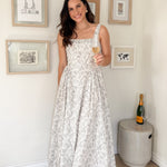 The Erin Floral Print Drop Waist Dress - Love and Lee Apparel
