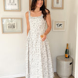 The Erin Floral Print Drop Waist Dress - Love and Lee Apparel