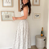 The Erin Floral Print Drop Waist Dress - Love and Lee Apparel