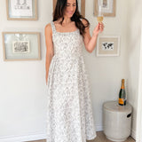 The Erin Floral Print Drop Waist Dress - Love and Lee Apparel