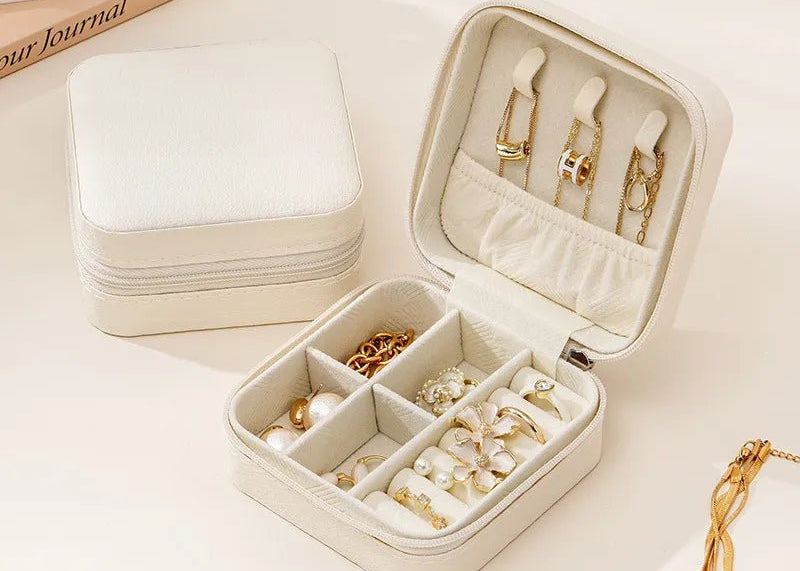 Travel Portable Jewelry Box - 3 colours available - Love and Lee Apparel