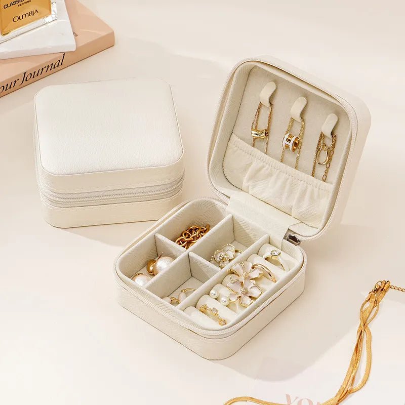 Travel Portable Jewelry Box - 3 colours available - Love and Lee Apparel