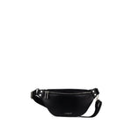 The Sarah - Black Vegan Leather Belt Lambert Bag - Love and Lee Apparel
