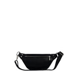 The Sarah - Black Vegan Leather Belt Lambert Bag - Love and Lee Apparel