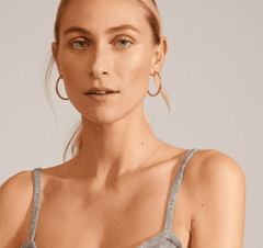 Lidia Recycled Hoop Earrings - Love and Lee Apparel