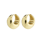 Pilgrim Ioanna Recyled Chunky Hoop Earrings- Gold Plated - Love and Lee Apparel