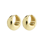 Pilgrim Ioanna Recyled Chunky Hoop Earrings- Gold Plated - Love and Lee Apparel