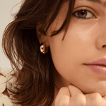 Pilgrim Ioanna Recyled Chunky Hoop Earrings- Gold Plated - Love and Lee Apparel