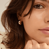 Pilgrim Ioanna Recyled Chunky Hoop Earrings- Gold Plated - Love and Lee Apparel