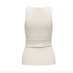 ONLEA Tank top in White Reversible 2 - way wear - Love and Lee Apparel
