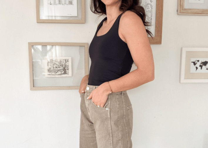 ONLEA 2-Way Wear Tank Top in Black - Love and Lee Apparel
