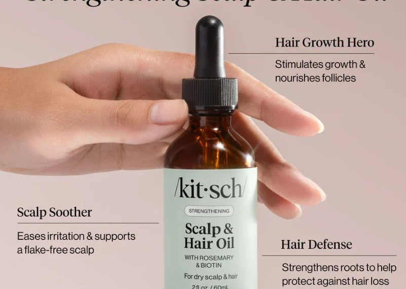 Kitsch Strengthening Hair & Scalp Oil - Love and Lee Apparel