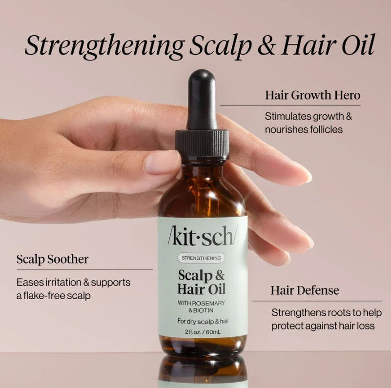 Kitsch Strengthening Hair & Scalp Oil - Love and Lee Apparel