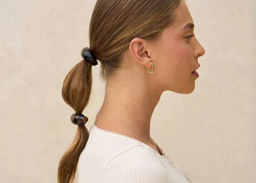 Kitsch Black & Tortoise Shell Cloud Cuffs - Love and Lee Apparel