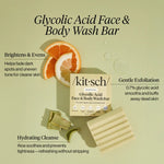 Kitsch Glycolic Acid Exfoliating Face and Body Wash - Love and Lee Apparel