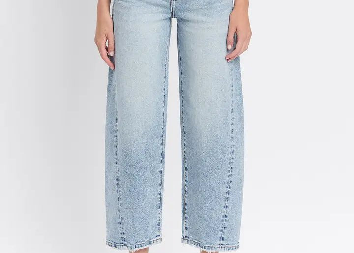 The Piper High Rise Twist Barrel Jeans - Love and Lee Apparel