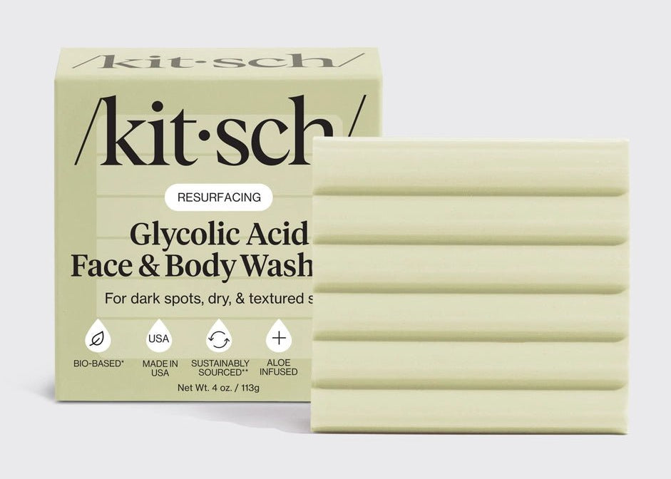 Kitsch Glycolic Acid Exfoliating Face and Body Wash - Love and Lee Apparel
