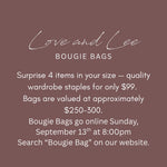 Bougie Surprise Clothing Bags - Love and Lee Apparel