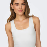 ONLEA Tank top in White Reversible 2 - way wear - Love and Lee Apparel